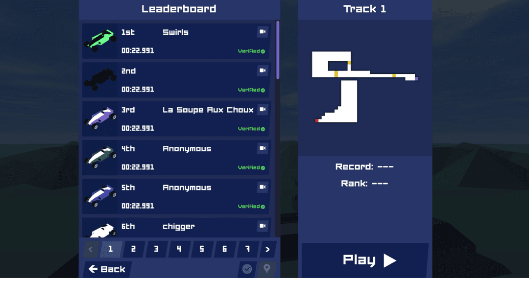 PolyTrack - Compete on the Leaderboards